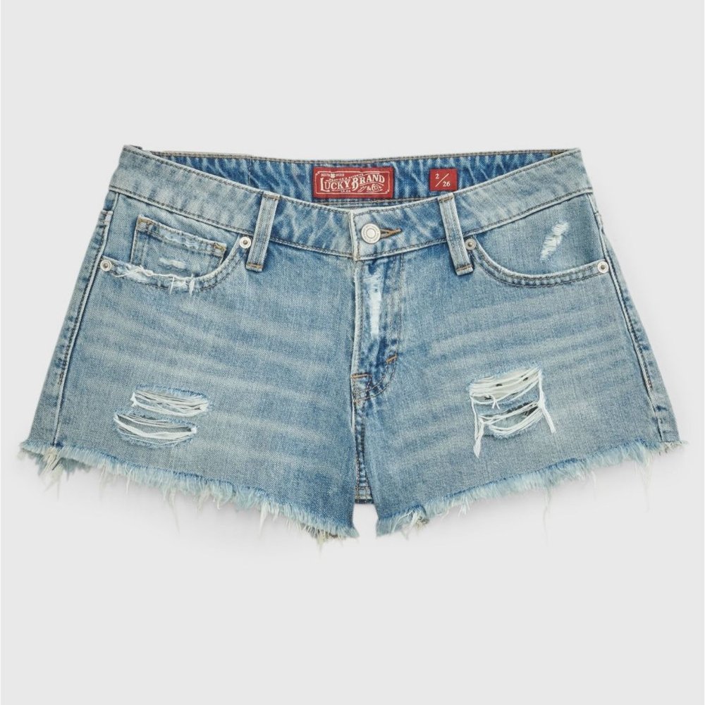 NWT Lucky Brand Cut Off Denim Short In Reyes